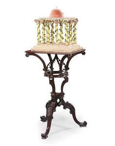 George III Stativ mit Tempel von William Ince