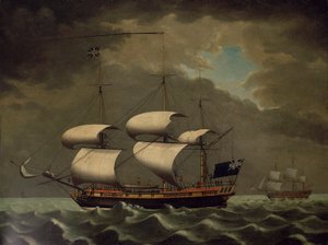 Sklavenschiff, ca. 1780