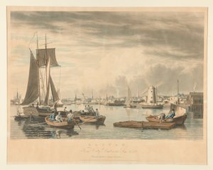 Boston von City Point in der Nähe der Sea Street von William James Bennett
