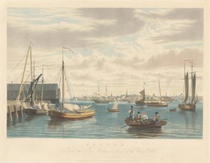 Boston: Vom Schiffshaus am Westende der Werft von William James Bennett