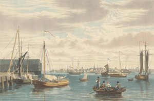 Boston: Vom Schiffshaus Westende des Marinehofs von William James Bennett