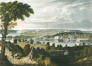 Stadt Washington von jenseits des Marinearsenals