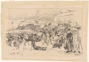 Coney Island Promenade von William James Glackens
