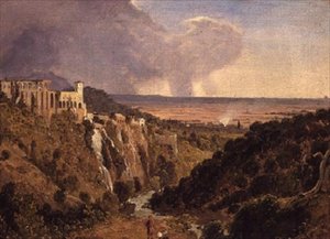 Tivoli und die umliegende Landschaft von William James Linton