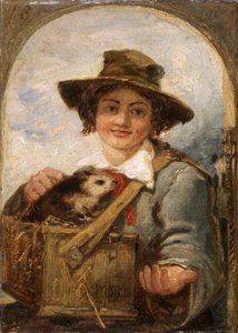 Italienischer Junge mit einem Meerschweinchen, 1836