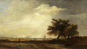 Landschaft mit Kirche, ca. 1839