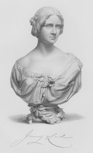 Jenny Lind, nach der Büste von J. Durham, gestochen von W. Roffe nach einer Zeichnung von F. Roffe (Stich)