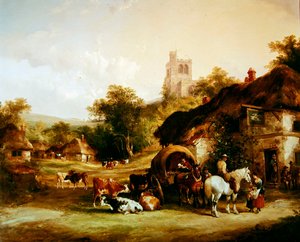 The Swan Inn von William Joseph Shayer