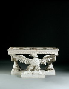 Eines von einem Paar George II Beistelltischen