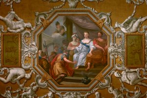 Die Decke der Königsgalerie