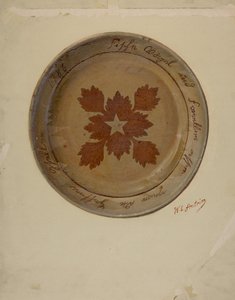 Pa. Deutscher Teller