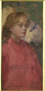 Mädchen in Rot