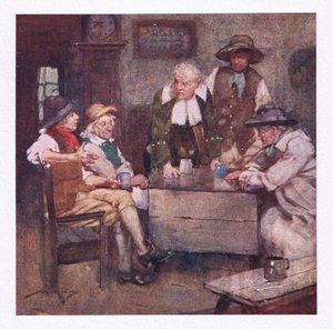 Wo Dorfpolitiker mit tiefgründigen Blicken sprachen und Nachrichten, die älter als ihr Bier waren, die Runde machten