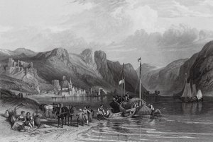 Bacharach am Rhein (Stich) von William Leighton (after) Leitch