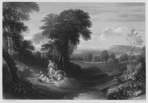 Die Geburt von Belphoebe und Amorett, nach dem Bild in der Königlichen Sammlung von William Leighton (after) Leitch