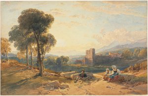 Landschaft, Italien, 1872 von William Leighton Leitch