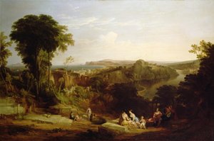 Villa des Lucullus in Misenum in der Bucht von Neapel von William Leighton Leitch