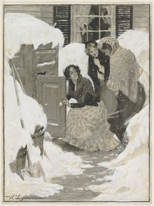 Skizze für eine Buchillustration