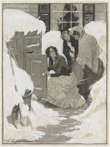 Skizze für eine Buchillustration