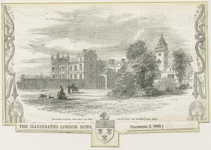 Draton Bassett - "Drayton Manor": Holzschnitt, nd [ca. 1843]
