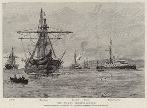 Die Marine-Mobilisierung von William Lionel Wyllie