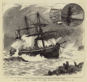 Das Wrack der HMS Phoenix vor Prince Edward