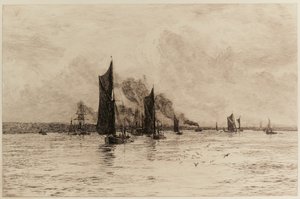 Beim letzten Rinnsal der Flut