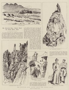 Die schottischen Alpen, rund um die Coolin Hills von William Lockhart Bogle