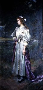 Porträt von Mary Logsdail, der Tochter des Künstlers von William Logsdail
