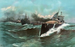 Spaniens Torpedoboot-Flottille auf dem Weg von den Kanaren nach Puerto Rico