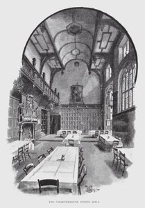 Der Speisesaal der Charterhouse von William Luker