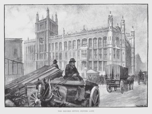 Das Archivbüro, Fetter Lane von William Luker