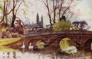 Trinity Bridge, Kings College Kapelle in der Ferne