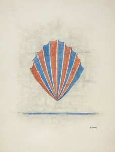 Restaurierungszeichnung: Wandmalerei von William McAuley
