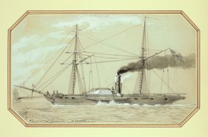 Ein dampfbetriebenes Kriegsschiff von William McConnell