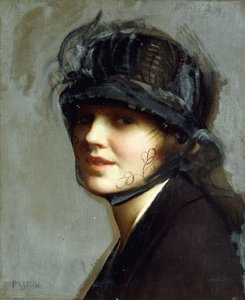 Porträt von Charlotte Morgan McFadden von William McGregor Paxton