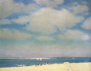 Meereslandschaft mit Sandstrand (Der Strand von Chatham)