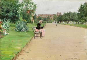 Ein Stadtpark, ca. 1887