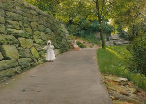 Im Park von William Merritt Chase