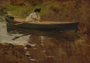 Mrs. Chase im Prospect Park, 1886