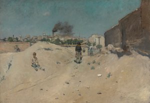 Vororte von Madrid von William Merritt Chase