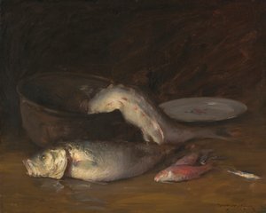 Stillleben mit Fisch, ca. 1910