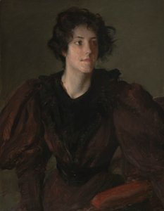 Studie einer jungen Frau, ca. 1880-85 von William Merritt Chase