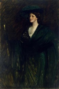 Die Smaragddame von William Merritt Chase