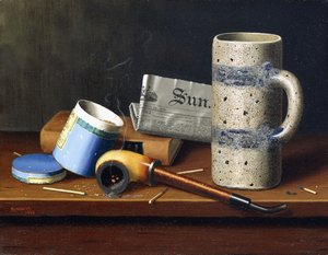Stillleben mit blauer Tabakdose, 1878