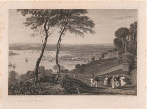 Plymouth Dock, von Mount Edgecumbe