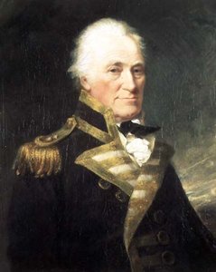 Porträt von Vizeadmiral John Hunter von William Mineard Bennett