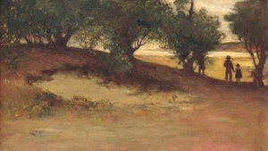 Sandbank mit Weiden, Magnolia, 1877