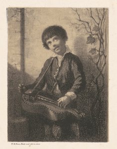 Der Drehorgeljunge von William Morris Hunt