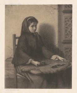 Veilchenmädchen von William Morris Hunt